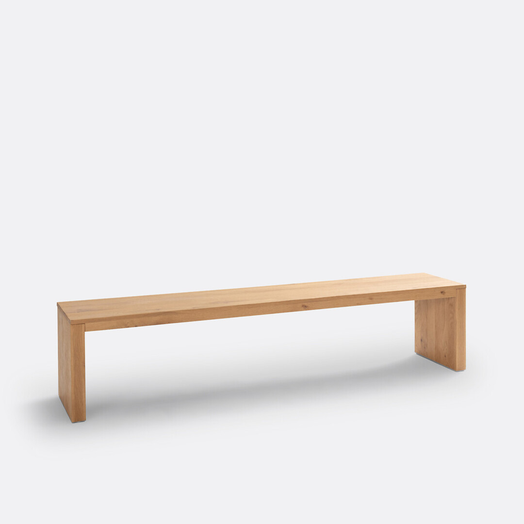 Vova Solid Oak Bench by La Redoute
