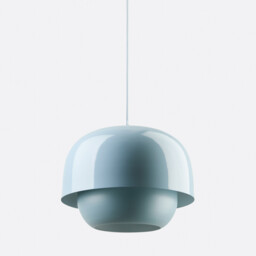 Hanging Lamp in Coloured Iron Ø21.4cm Kinoko - thumbnail 1