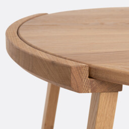 Tibet Solid Oak Coffee Table - thumbnail 3