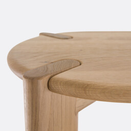 Elmo 5-Shelf Bookcase in Solid Oak - thumbnail 4