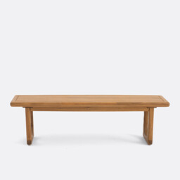 Douve Solid Acacia Outdoor Dining Bench - thumbnail 3
