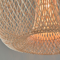 Titou Woven Rattan Hanging Lamp, Diameter 56cm - thumbnail 4