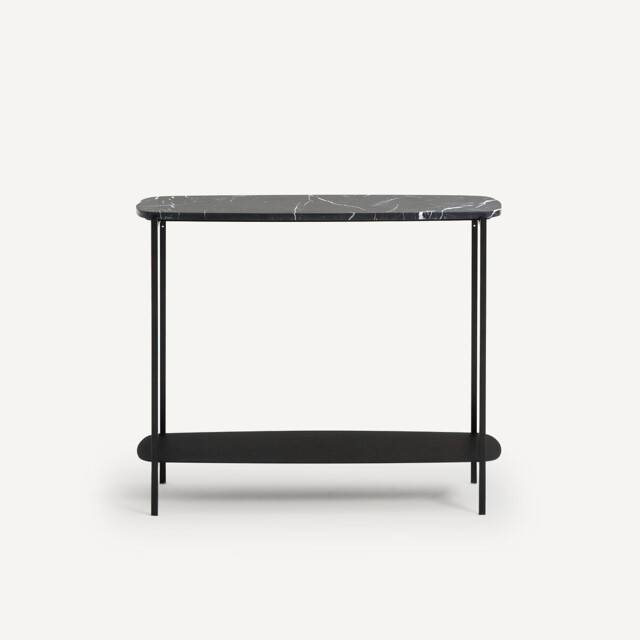 Arambol Marble & Metal Console Table - image 1
