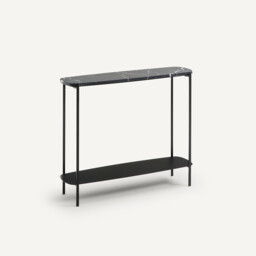 Arambol Marble & Metal Console Table - thumbnail 3