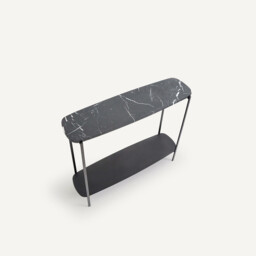Arambol Marble & Metal Console Table - thumbnail 4