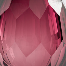Veneto Burgundy Vase in Thick Glass - thumbnail 4