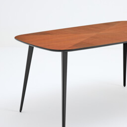 Watford 6-Seater Dining Table with Vintage Marquetry - thumbnail 4