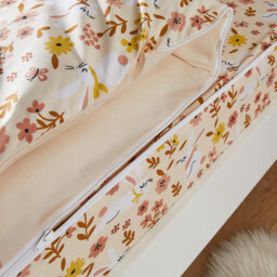 Caradou® Lapin Fleuri Set with Duvet - thumbnail 2