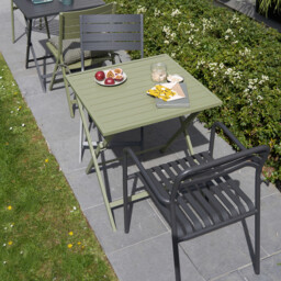 Set of 2 Manni Aluminium Garden Armchairs - thumbnail 2