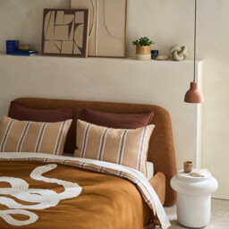 Arida 16cm Diameter Terracotta Concrete Ceiling Light - thumbnail 2