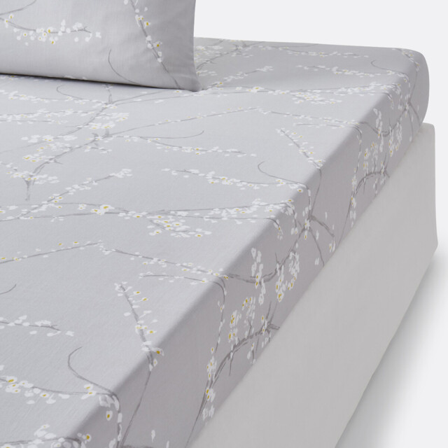 Natsumi Cotton Satin Fitted Sheet