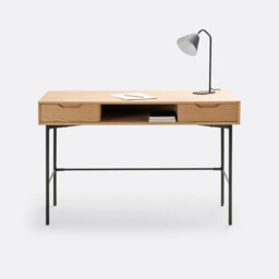 Noyeto Wood & Metal Desk - thumbnail 3
