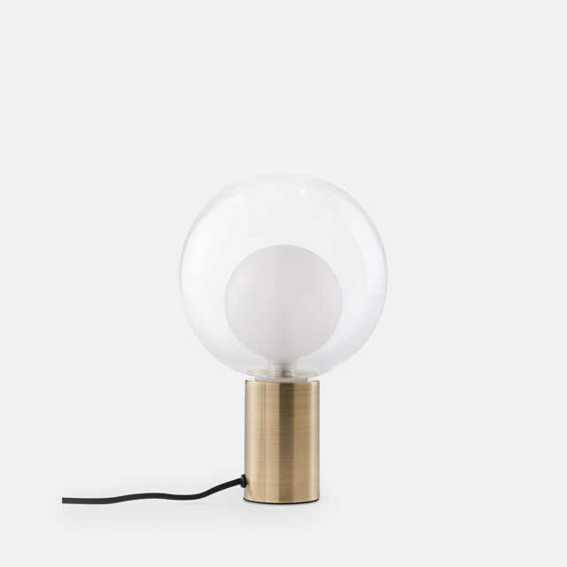 Arvin Brass & Glass Lamp - image 1