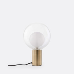 Arvin Brass & Glass Lamp