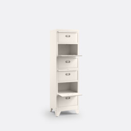 Hiba Metal Drawer Unit with Labels - thumbnail 3