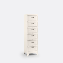 Hiba Metal Drawer Unit with Labels