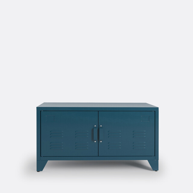 Hiba 2-Door Metal Low Sideboard - image 1