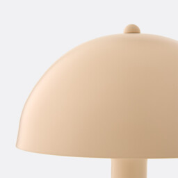 Table Lamp Mushroom Shape in Iron Metal Capi - thumbnail 4