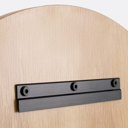 Iodus Round Mirror in Oak Veneer Ø60cm - thumbnail 4