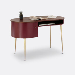 Topim Vintage Walnut Veneer Desk