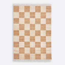 Ionisa Checkerboard 78% Jute Rug - thumbnail 2