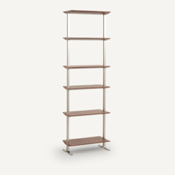 Livel L55cm Walnut Bookcase - thumbnail 1