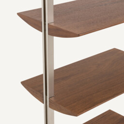 Livel L55cm Walnut Bookcase - thumbnail 3