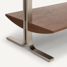 Livel L55cm Walnut Bookcase - thumbnail 4