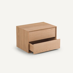 Archivita XL Oak Veneer 2-Drawer Cabinet, L60 X D42cm - thumbnail 3