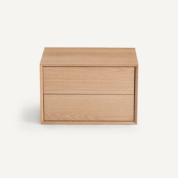 Archivita XL Oak Veneer 2-Drawer Cabinet, L60 X D42cm - thumbnail 2