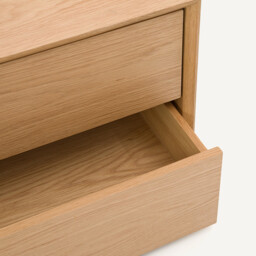 Archivita XL Oak Veneer 2-Drawer Cabinet, L60 X D42cm - thumbnail 4