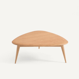 Théoleine Solid Oak Coffee Table, Small Model - thumbnail 3