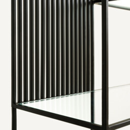 Rectiligne Metal & Glass Bookcase - thumbnail 4