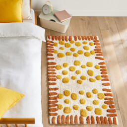 Aarav Organic Cotton Child's Bedside Runner Rug - thumbnail 1