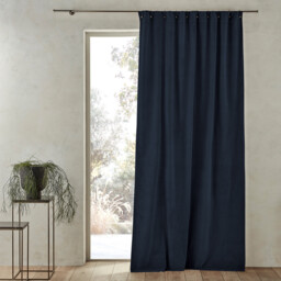 Lavezzi Single Velvet Curtain with Little Eyelets - thumbnail 1