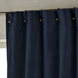 Lavezzi Single Velvet Curtain with Little Eyelets - thumbnail 2