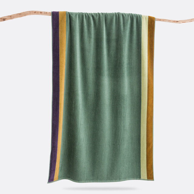 Valparaiso 420g Velour Terry Beach Towel - image 1