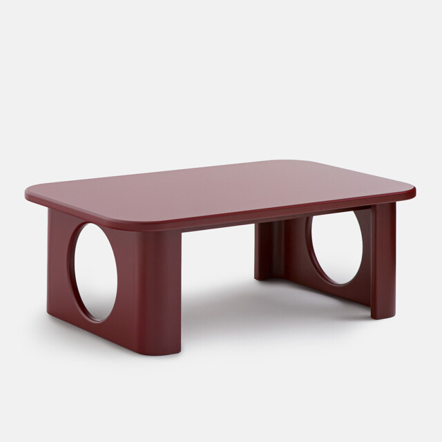 Morti Coffee Table with Carved Legs, Length 88cm - image 1