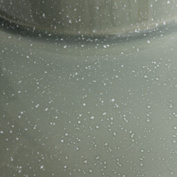 Leccia Speckled Glazed Ceramic Round Vase - thumbnail 4