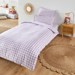 Veldi Purple Cotton Child's Duvet Cover - thumbnail 1