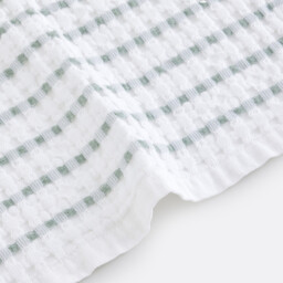 Set of 3 Tifli Rayé Cotton Honeycomb Face Towels - thumbnail 3