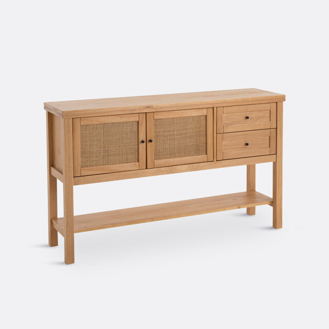 Gabin Pine & Rattan Sideboard - image 1