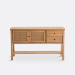 Gabin Pine & Rattan Sideboard - thumbnail 2