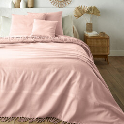 Nedo Fringed Cotton Bedspread - thumbnail 1