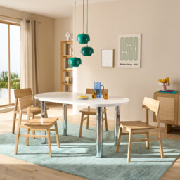 Alzar 4-6 Seater Oval Table Top - thumbnail 3