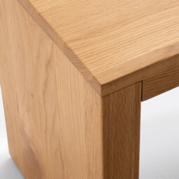 Vova 2-Seater Bench in Solid Oak - thumbnail 3