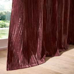 Susana Velvet Panne Curtain with Hidden Tabs - thumbnail 4