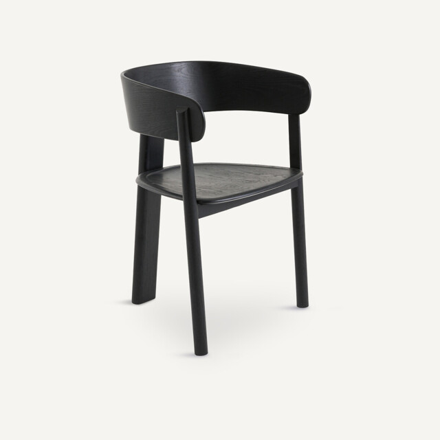 Gallina Dining Chair in Oak and Marais Veneer - image 1