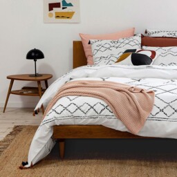Quilda Vintage Twin Bedside Table - thumbnail 2