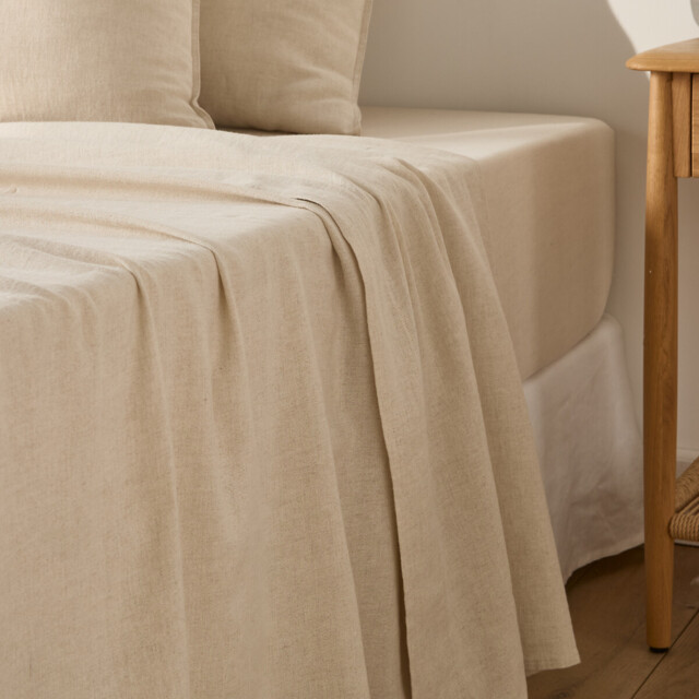 Marnie Flat Sheet in Washed Cotton/Linen - image 1
